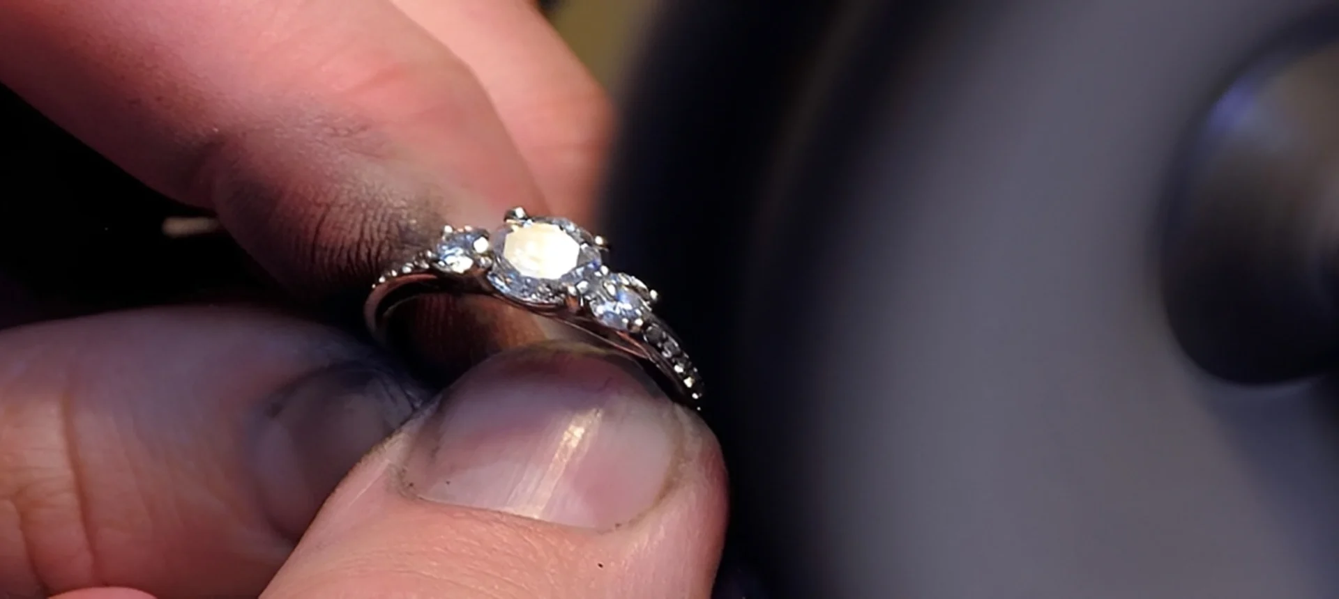 Ring being crafted by skilled jeweler